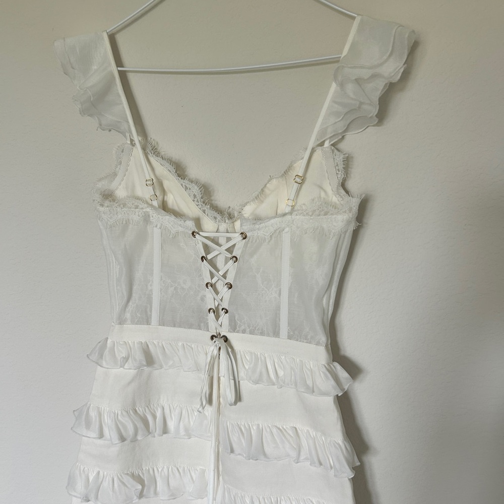 V. Chapman Fiorini Mini Dress White - Picture 7 of 10